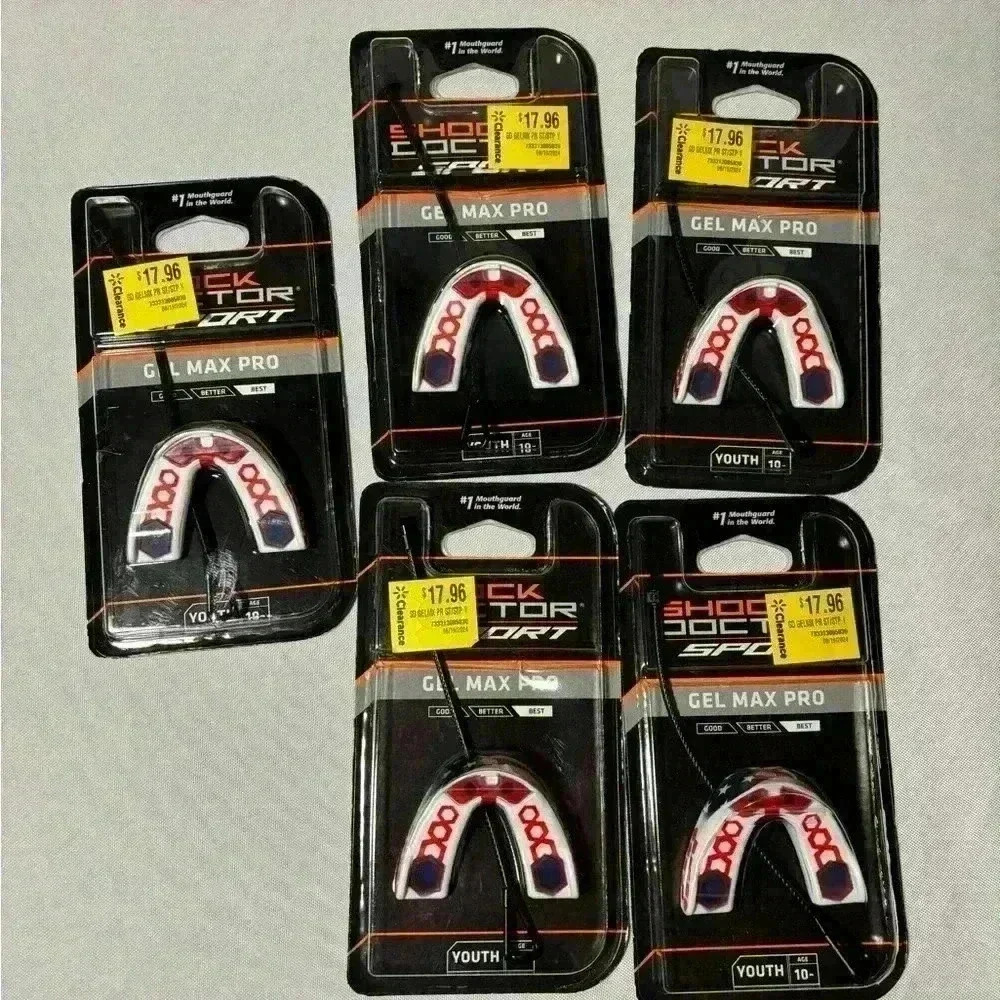 New in package, shock doctor sports mouth guard, youth size, #G282-286